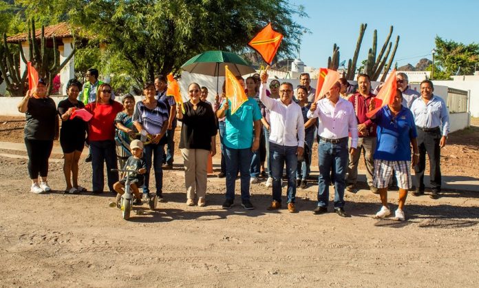Inicia Pavimentación de la Avenida Valle de San Germán en Guaymas Norte