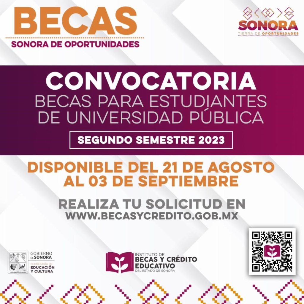 Incrementa Gobierno de Sonora estimulo de becas a estudiantes de universidades públicas