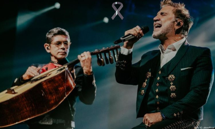 Alejandro Fernández llora la perdida de querido musico y amigo