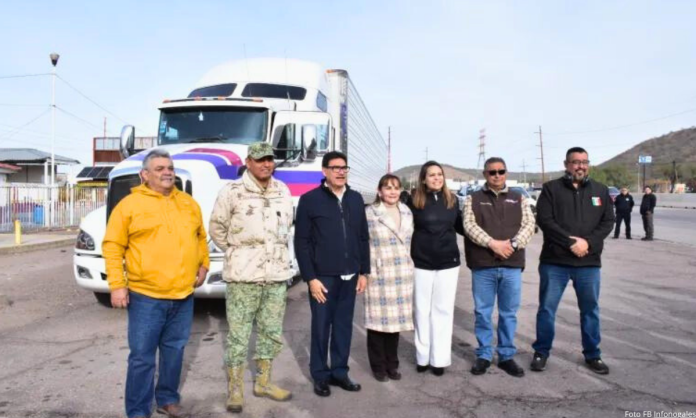 Envía Nogales 22 toneladas de ayuda a hermanos de Guerrero
