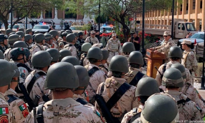 Despliega la Sedena 800 militares más en Sonora