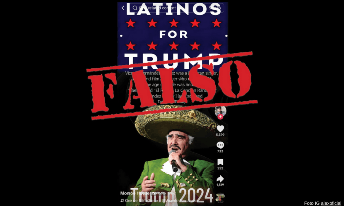 Alejandro Fernández desmiente propaganda en apoyo de Trump Alejandro Fernández desmiente propaganda en apoyo de Trump