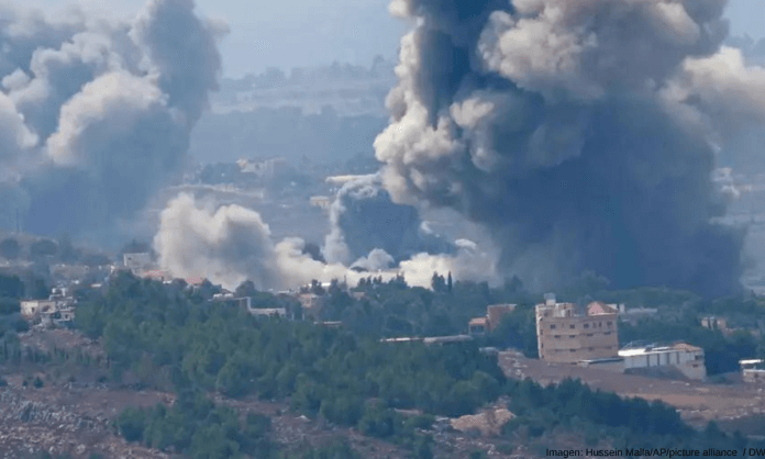 Al menos 182 muertos y 727 heridos, incluyendo niños, mujeres y socorristas, por bombardeos israelíes en Líbano