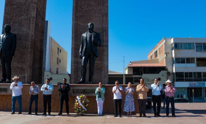 Realizan ceremonia de conmemoración por el 136 Aniversario del natalicio de Abelardo L. Rodríguez