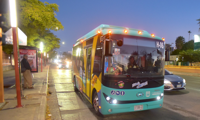 Amplía Ayuntamiento de Hermosillo rutas de transporte eléctrico H Bus a estudiantes universitarios