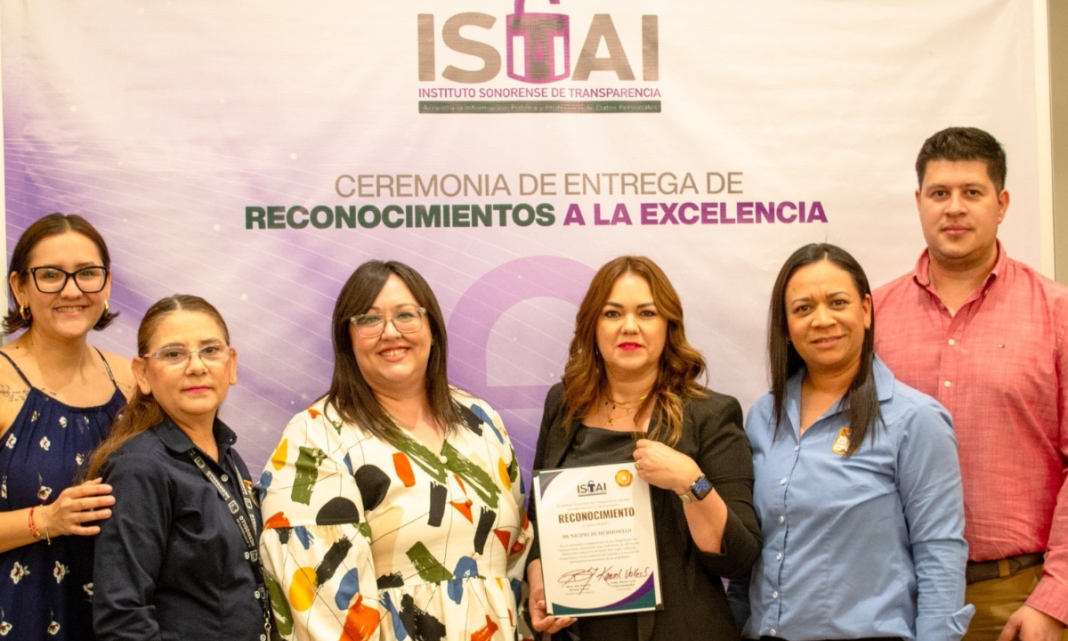Reconoce ISTAI a Gobierno de Hermosillo por lograr una calificación de 100 en transparencia