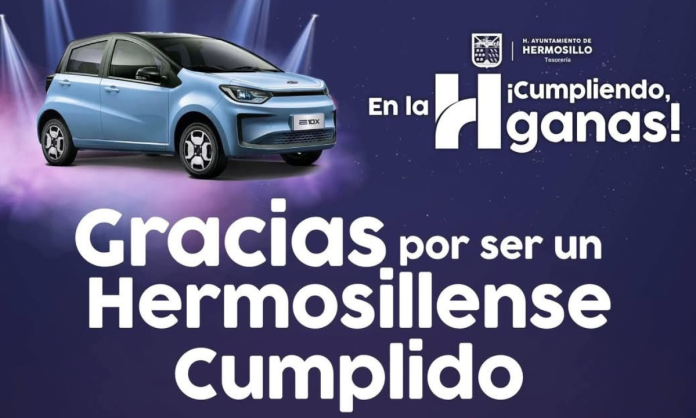 carro eléctrico Contribuyentes pueden consultar folios para el sorteo del carro eléctrico ¡En la H, Cumpliendo Ganas!