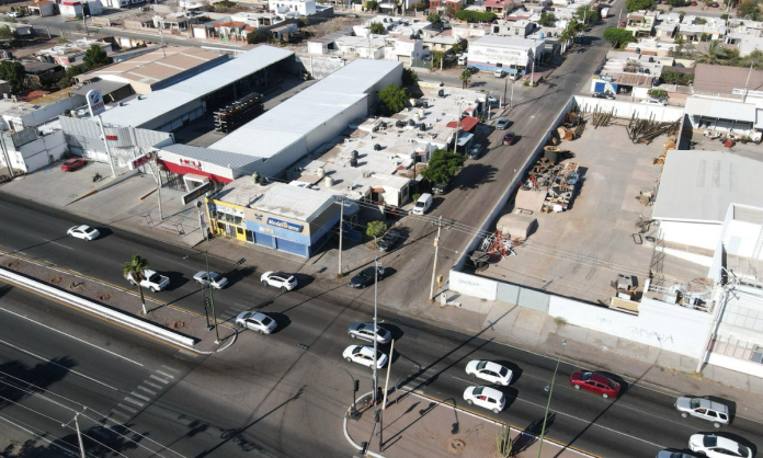 Continúan mejoraras de la avenida Baja California