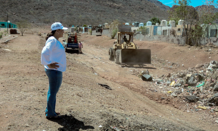 Karla Córdova González Realiza la presidenta municipal recorrido de supervisión en distintos puntos de Guaymas