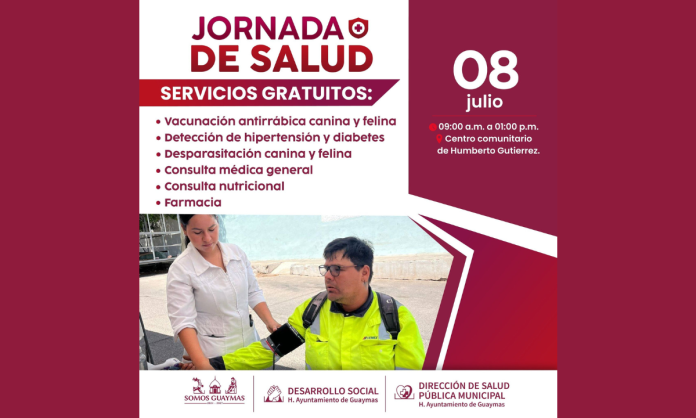 Llevaran jornada de salud al Centro Comunitario del sector Humberto Gutiérrez