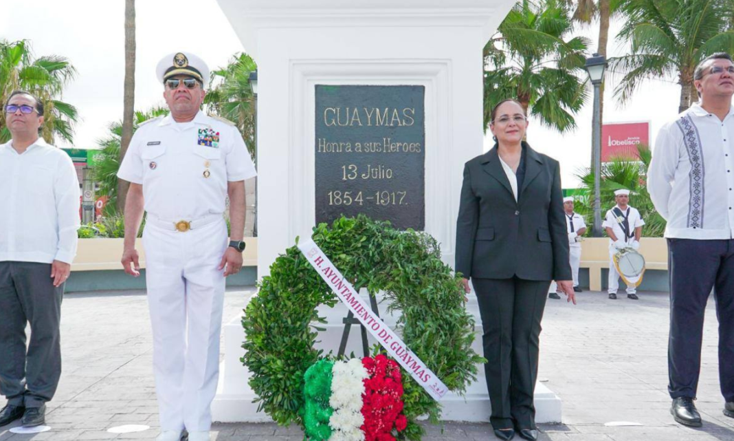 Conmemoran el CLXXI aniversario de la Batalla de Guaymas