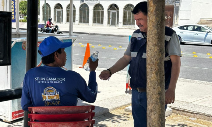 Ofrece Ayuntamiento de Hermosillo apoyo a personas vulnerables ante temperaturas extremas