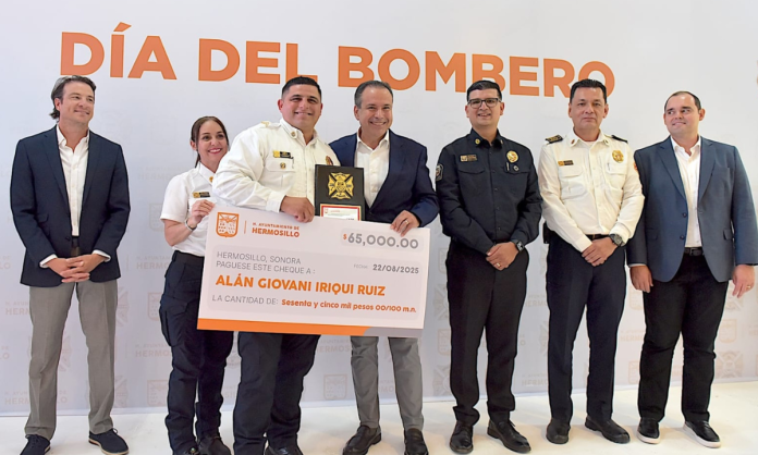 Reconoce Toño Astiazarán heroica labor de Bomberos Reconoce Toño Astiazarán heroica labor de Bomberos