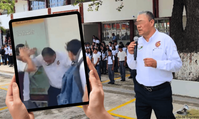 Cetis 78 Alumnos golpean a director del Cetis 78 en Altamira, acusado de acoso sexual