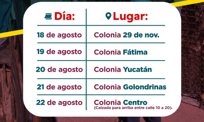 jornada de descacharre Preparan jornada de descacharre del 18 al 22 de agosto