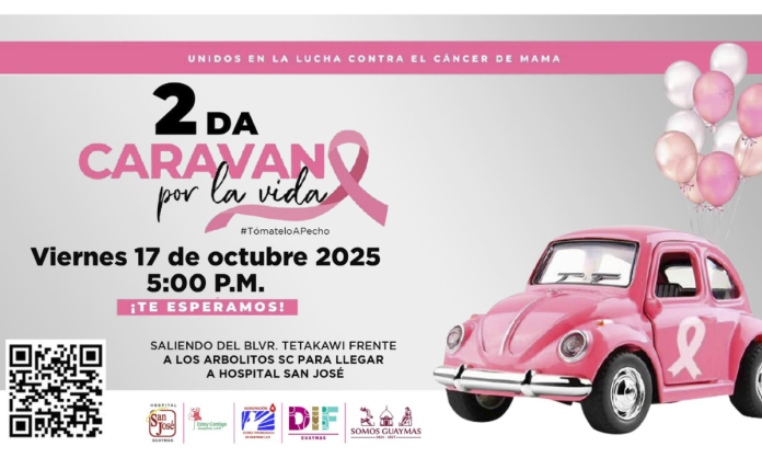 Caravana por la Vida Ayuntamiento de Guaymas invita a la “Segunda Caravana por la Vida”