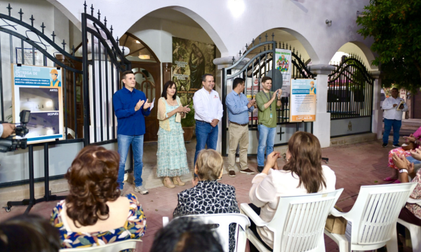 Entrega Toño Astiazarán obra ganadora de Presupuesto CRECES en colonia San Ángel
