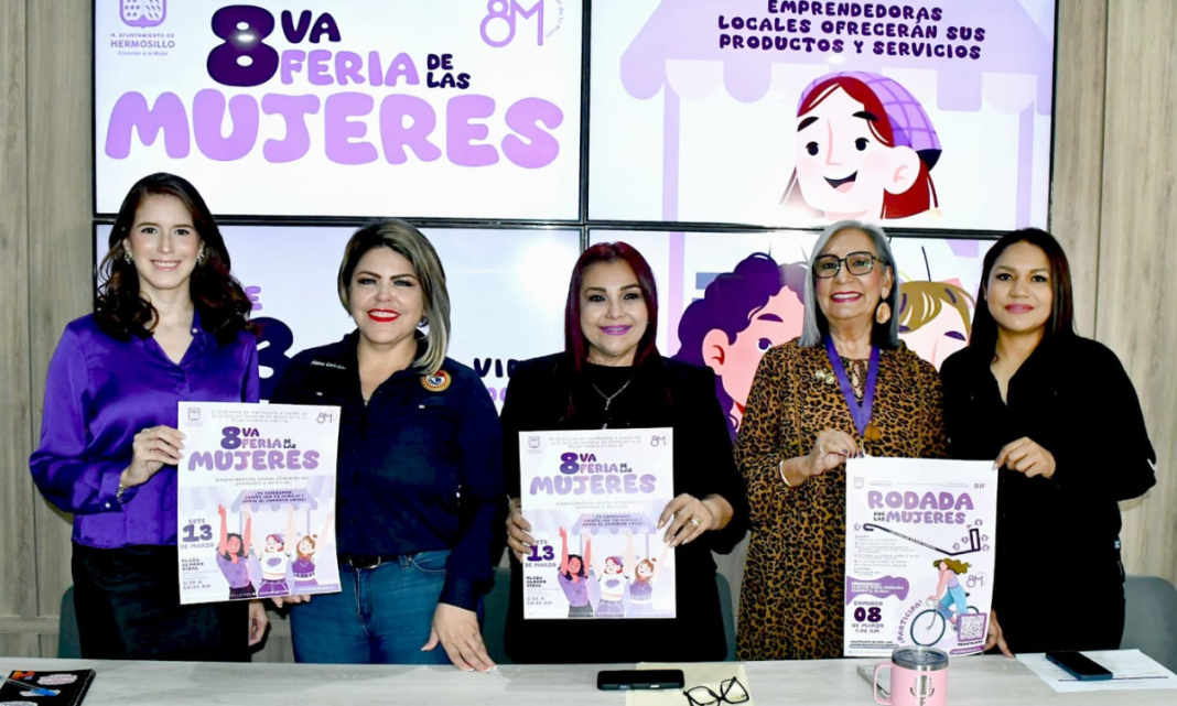Invita Ayuntamiento de Hermosillo sumarse a actividades por el Día Internacional de la Mujer