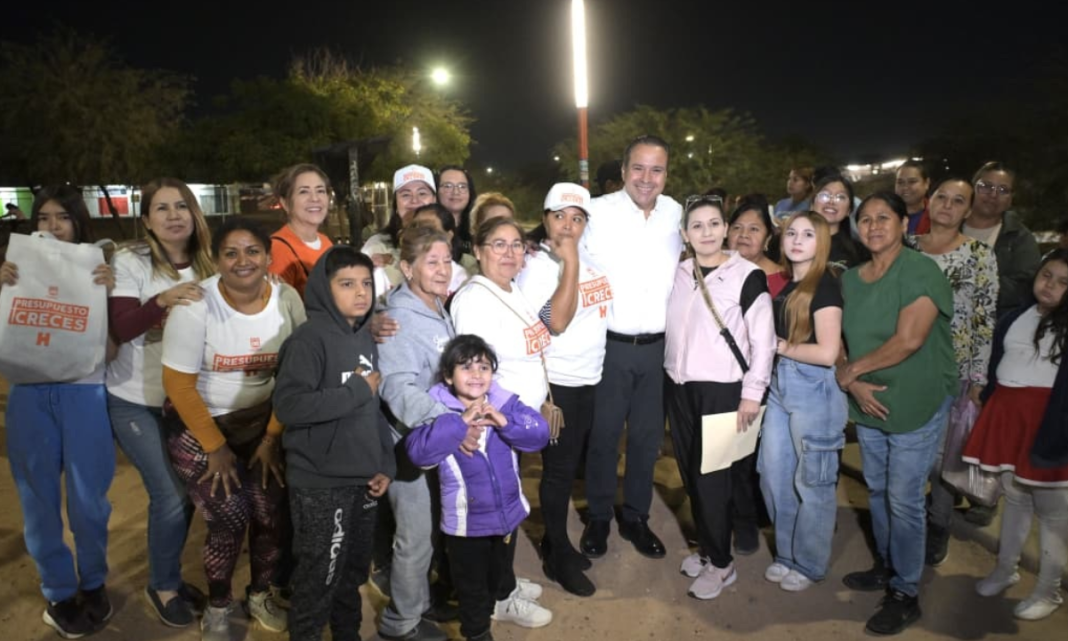 Refuerza Toño Astiazarán seguridad de familias de La Cholla con corredor Camina Segura 103