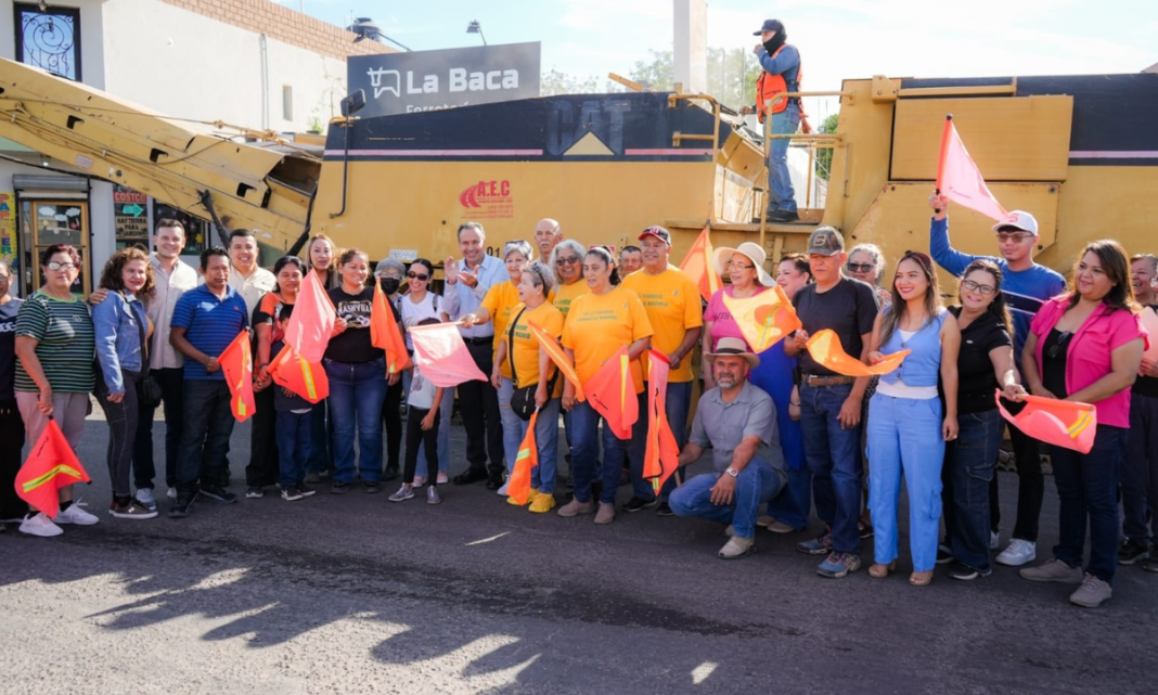 Arranca Toño Astiazarán recarpeteo de la calle Reforma en beneficio a miles de hermosillenses del sector Norte
