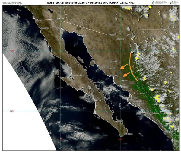Se reactivará el potencial de tormentas vespertinas para Sonora