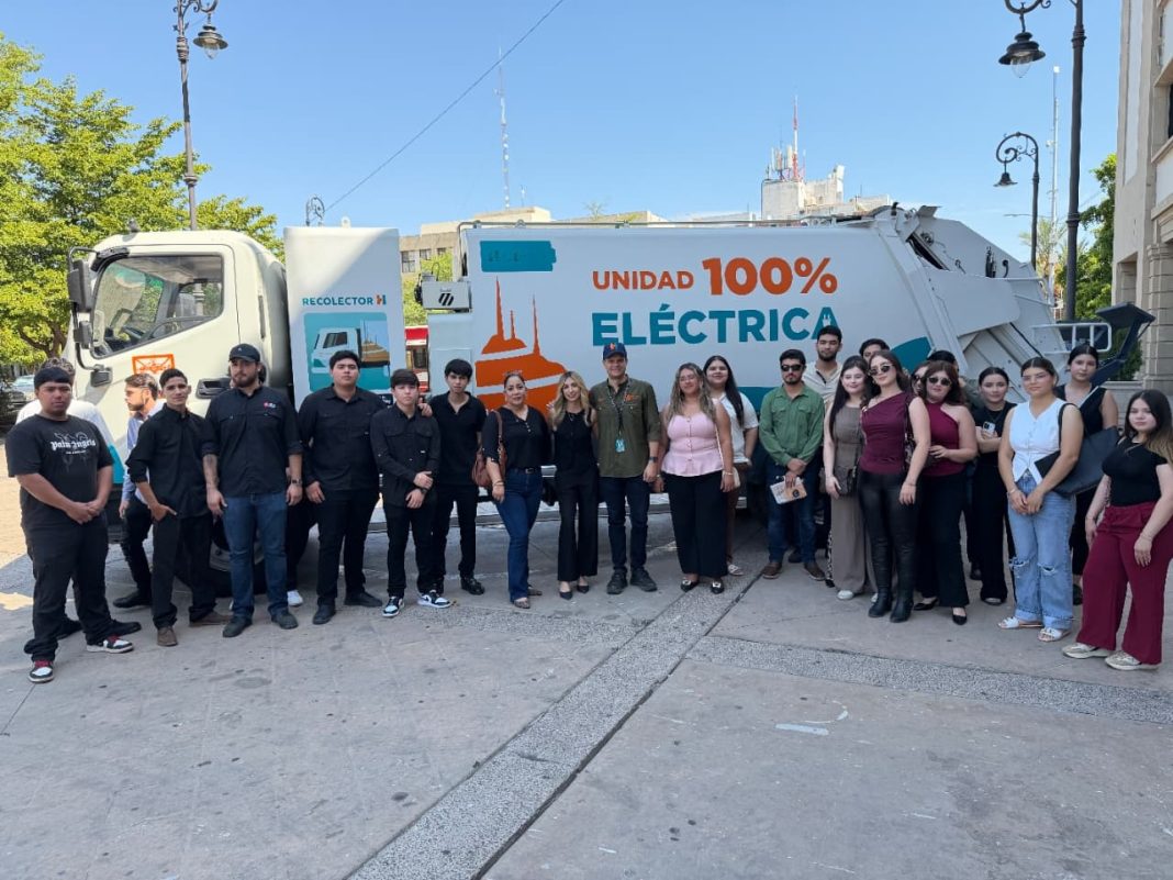 Destaca Sergio Pavlovich innovación sustentable con unidades eléctricas de recolección en Hermosillo