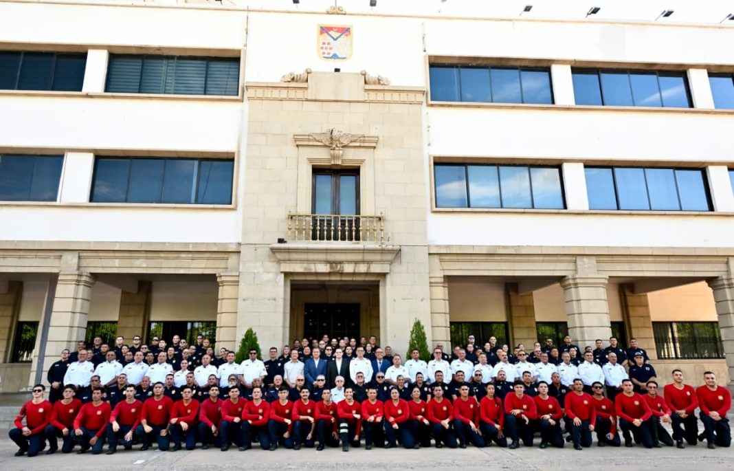 Reconoce Gobierno de Hermosillo labor y entrega de integrantes del Departamento de Bomberos